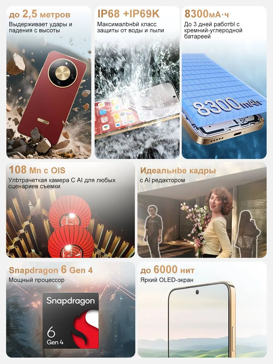 Смартфон Honor X9d 5G Pусская версия NFC