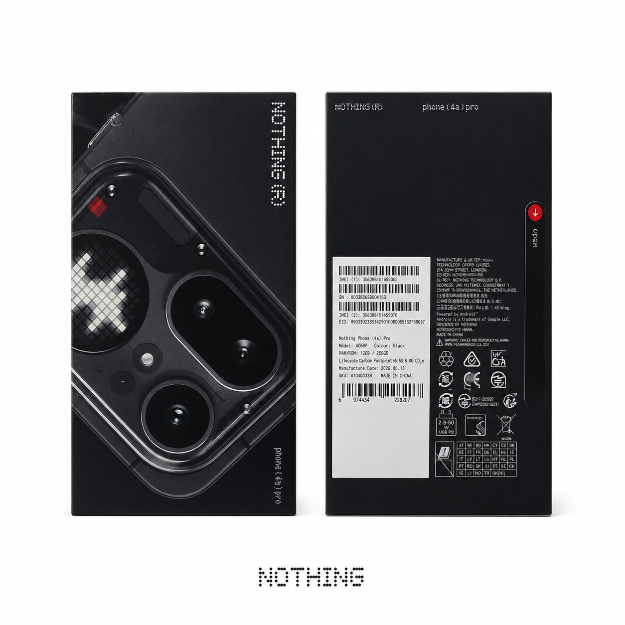 Nothing Phone (4a) Pro 5G，Глобальная версия，eSIM，NFC